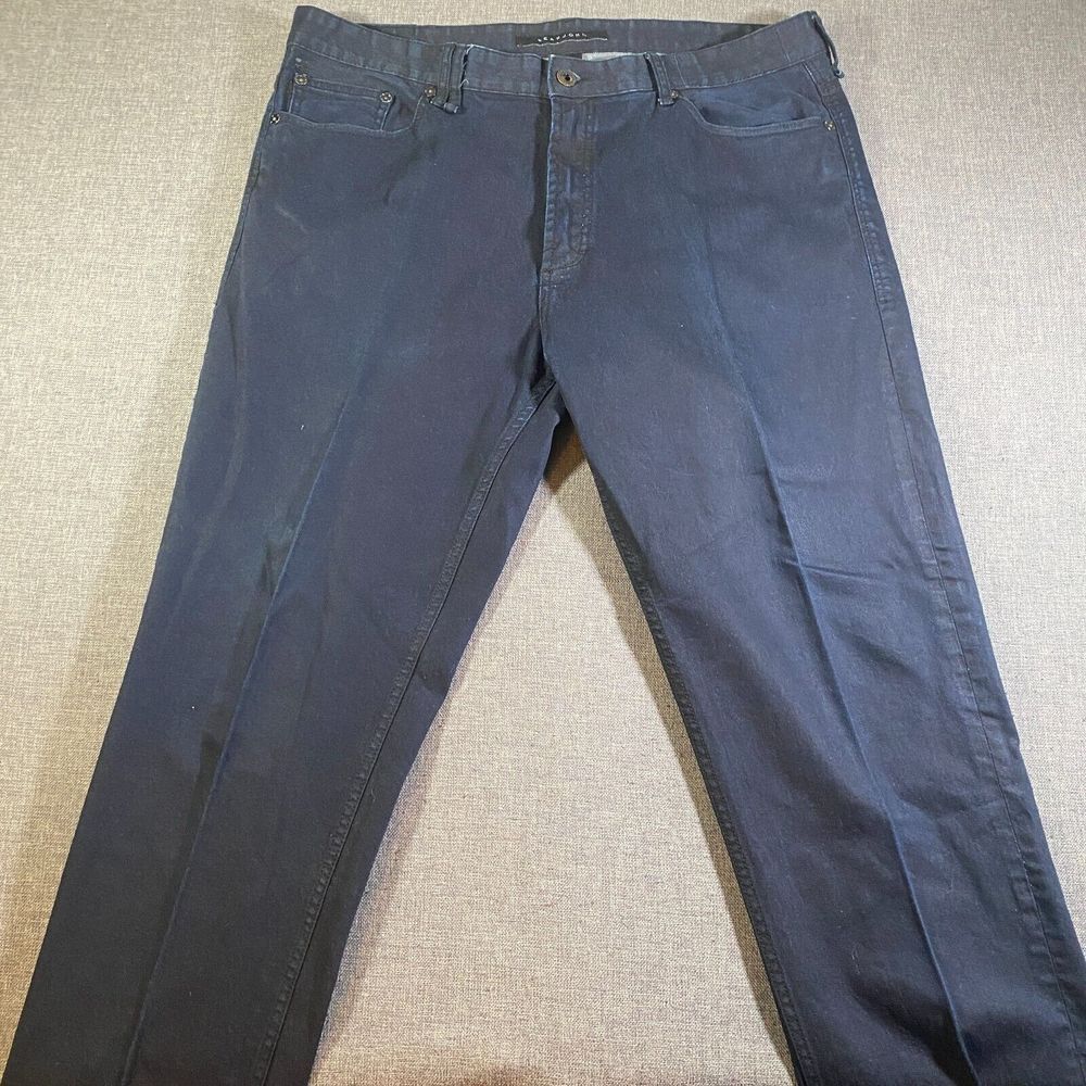 Vintage‎ Sean John Baggy Wide Leg Jeans Mens Size 40 Dark Blue Denim Y2K